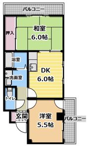 トップス祝の間取り画像