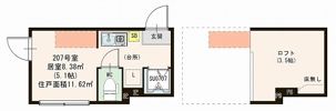ハーモニーテラス志茂ⅩⅤの間取り画像