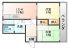 第1コーポ田上の間取り画像