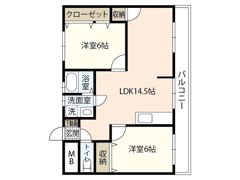 SYコートマンションの間取り画像
