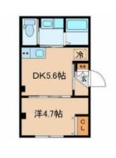 Mergrace戸越銀座の間取り画像