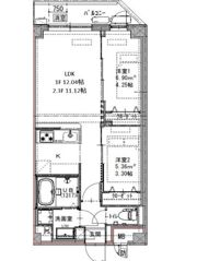 GENOVIA六町の間取り画像