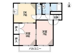 ハイツエトランゼ神田 Aの間取り画像