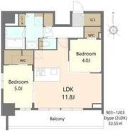 S-RESIDENCE松屋町asenceの間取り画像