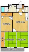 グリーンピア徳力Iの間取り画像