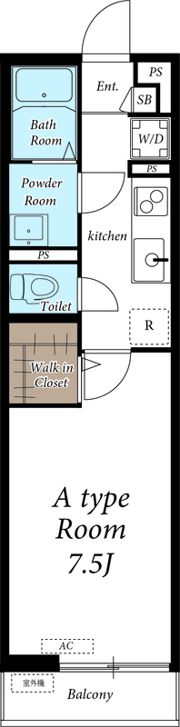 グレイス西船橋の間取り画像
