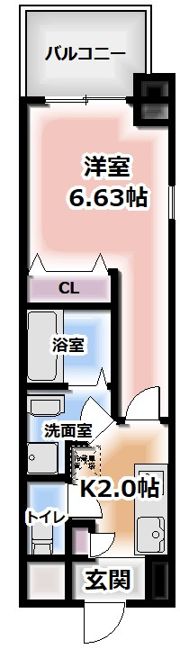 プレジオ東天満の間取り画像