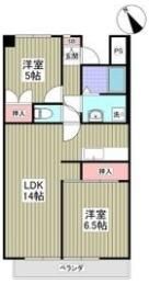たちばなハイツの間取り画像
