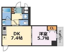 スプランディッド堀江の間取り画像