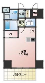 MELDIA CREST TAPP 新大阪 WESTの間取り画像