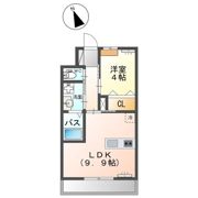 サニープレイス Dの間取り画像