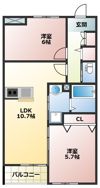 コンフォルトの間取り画像