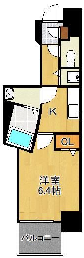 アベニール幸の間取り画像