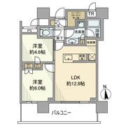 パークシティ中央湊ザ タワーの間取り画像