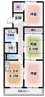 マーブルコートの間取り画像