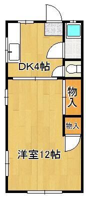 日の出コーポの間取り画像