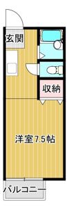 サニーハイツ中川 B棟の間取り画像