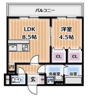 KTIレジデンス寝屋川の間取り画像