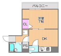 第一天瀬ビルの間取り画像