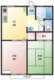 コーポサンドリームの間取り画像