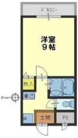 メゾン南江口の間取り画像