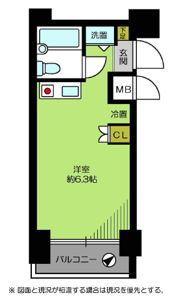 ウィンベルソロ横浜阪東橋1号館の間取り画像