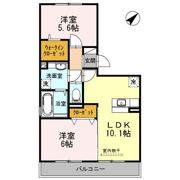 グランベージュ B棟の間取り画像