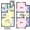 アバンティ・K Bの間取り画像