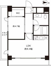 四谷デュープレックスDRの間取り画像