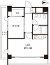 四谷デュープレックスDRの間取り画像