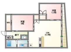ジオ高槻ミューズレジスの間取り画像