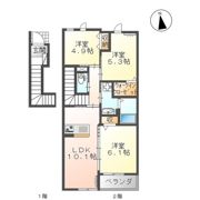 SteinfeldⅡの間取り画像