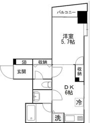 プラシス門前仲町の間取り画像