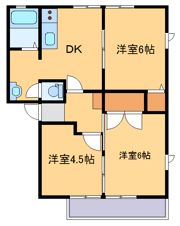 クレセント八幡の間取り画像