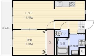 アスティオンIIの間取り画像