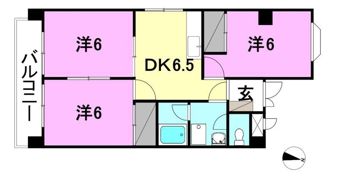 コーポ山里の間取り画像