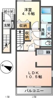 グリーンハイツの間取り画像