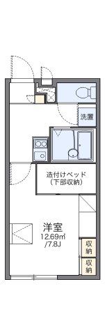 レオパレストリノステュディオの間取り画像