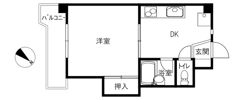あすなろハイツの間取り画像