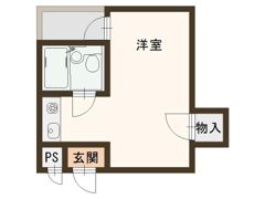 ハイツ北斗の間取り画像