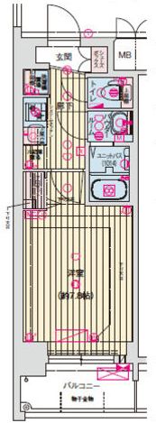 ソルテラス大阪BAY STATION SIDEの間取り画像