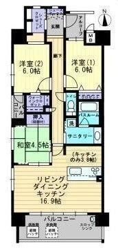 アルファステイツ千舟町通りLUXAの間取り画像