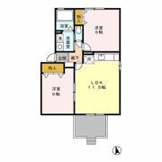 セジュールルピナ A棟の間取り画像