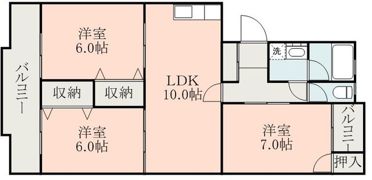 メッシーナ月出の間取り画像