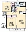グランドメゾン片島 A棟の間取り画像