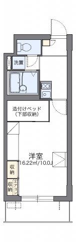 レオパレスパルコートCの間取り画像