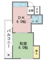 コーポ春日野の間取り画像