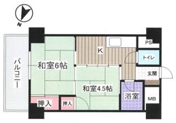 シャンボール東雲の間取り画像