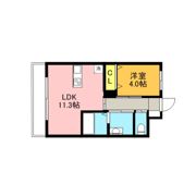 ボヌール飯塚駅前の間取り画像