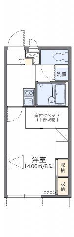 レオパレスノースアイランドⅡの間取り画像